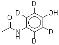 CAS#: 64315-36-2, N-[4-Hydroxy(<sup>2</sup>H<sub>4</sub>)phenyl]acetamide