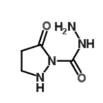 CAS 登录号：64341-42-0， 5-氧代-1-吡唑烷甲酰肼