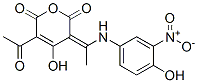 CAS#: 64353-90-8, 5-Acetyl-4-Hydroxy-3-[1-[(4-Hydroxy-3-Nitrophenyl)Amino]Ethylidene]-2H-Pyran-2,6(3H)-Dione