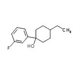 CAS#: 643752-46-9, 4-Ethyl-1-(3-fluorophenyl)cyclohexanol