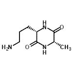 CAS#: 643755-43-5, (3S,6S)-3-(3-Aminopropyl)-6-methyl-2,5-piperazinedione