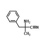 CAS#: 64384-47-0, 2-Amino-2-methyl-3-phenylpropanenitrile