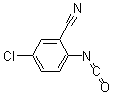 CAS 登录号：64411-72-9， 5-氯-2-异氰酸-苯甲腈