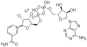 CAS 登录号:64417-72-7, 烟酰胺腺嘌呤二核苷酸锂盐