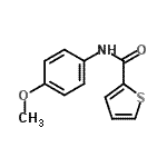 CAS#: 64419-14-3, N-(4-Methoxyphenyl)-2-thiophenecarboxamide