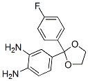 CAS#: 64420-52-6, 4-[2-(4-Fluorophenyl)-1,3-Dioxolan-2-Yl]Benzene-1,2-Diamine