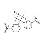 CAS#: 64465-34-5, 1,1'-(1,1,1,3,3,3-Hexafluoro-2,2-propanediyl)bis(3-nitrobenzene)
