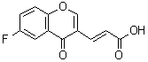 CAS 登录号：64481-25-0， (2E)-3-(6-氟-4-氧代-4H-苯并吡喃-3-基)丙烯酸