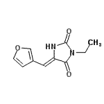 CAS#: 644957-10-8, (5Z)-3-Ethyl-5-(3-furylmethylene)-2,4-imidazolidinedione