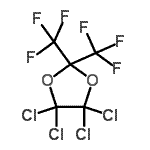 CAS 登录号：64499-81-6， 4,4,5,5-四氯-2,2-二(三氟甲基)-1,3-二氧戊环