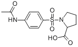 CAS#: 64527-22-6, 1-{[4-(Acetylamino)Phenyl]Sulfonyl}Pyrrolidine-2-Carboxylic Acid