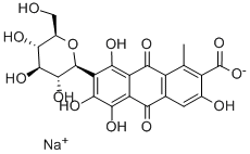 CAS 登录号：64536-02-3， 胭脂红酸钠