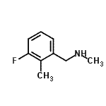 CAS#: 645378-63-8, 1-(3-Fluoro-2-methylphenyl)-N-methylmethanamine