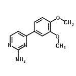 CAS#: 645401-61-2, 4-(3,4-Dimethoxyphenyl)-2-pyrimidinamine