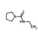 CAS#: 64574-84-1, N-Ethyl-1-pyrrolidinecarbothioamide