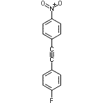 CAS#: 64583-21-7, 1-Fluoro-4-[(4-nitrophenyl)ethynyl]benzene