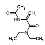 CAS 登录号：646072-00-6， 2-乙酰氨基-N,N-二乙基丙烯酰胺