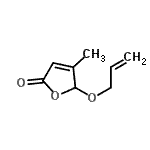 CAS 登录号：646504-94-1， 5-(烯丙氧基)-4-甲基-2(5H)-呋喃酮