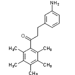 CAS 登录号:646506-64-1, 3-(3-氨基苯基)-1-(五甲基苯基)-1-丙酮