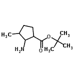 CAS#: 646518-10-7, 2-Methyl-2-propanyl 2-amino-3-methylcyclopentanecarboxylate