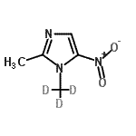 CAS#: 64678-69-9, 2-Methyl-1-(<sup>2</sup>H<sub>3</sub>)methyl-5-nitro-1H-imidazole