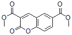 CAS 登录号：6468-66-2， 2-氧代-alpha-苯并吡喃-3,6-二甲酸二甲酯
