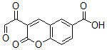 CAS 登录号：6468-77-5， 3-乙醛酰-2-氧代-alpha-苯并吡喃-6-羧酸