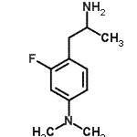 CAS#: 64693-35-2, 4-(2-Aminopropyl)-3-fluoro-N,N-dimethylaniline