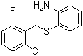 CAS#: 646989-63-1, 2-[(2-Chloro-6-fluorobenzyl)sulfanyl]aniline