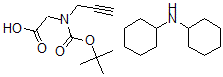 CAS 登录号：64772-78-7， 叔丁氧羰基-L-炔丙基甘氨酸二环己基胺盐