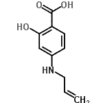 CAS 登录号：647831-58-1， 4-(烯丙基氨基)-2-羟基苯甲酸