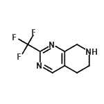 CAS#: 647863-02-3, 2-(trifluoromethyl)-5,6,7,8-tetrahydropyrido[3,4-d]pyrimidine