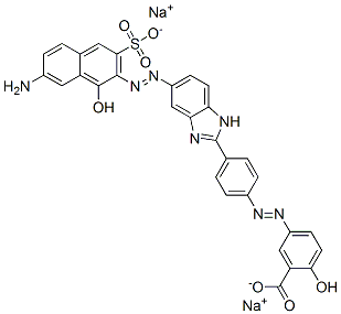 CAS#: 64791-32-8, Disodium 5-[[4-[5-[(7-Amino-1-Hydroxy-3-Sulphonato-2-Naphthyl)Azo]-1H-Benzimidazole-2-Yl]Phenyl]Azo]Salicylate