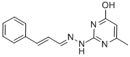 CAS 登录号：64792-21-8， 2-(肉桂亚基肼基)-4-羟基-6-甲基嘧啶 