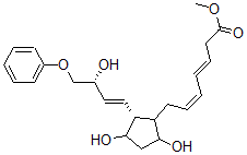 CAS#: 64812-67-5, (3E,5Z)-7-[(1R)-3alpha,5alpha-Dihydroxy-2beta-[(E,R)-4-Phenoxy-3-Hydroxy-1-Butenyl]Cyclopentan-1alpha-Yl]-3,5-Heptadienoic Acid Methyl Ester