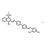 CAS#: 6486-30-2, Sodium 4-Amino-3-({4'-[(2,4-Diaminophenyl)Diazenyl]-4-Biphenylyl}Diazenyl)-1-Naphthalenesulfonate