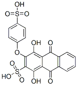 CAS#: 6486-92-6, 9,10-Dihydro-1,4-Dihydroxy-9,10-Dioxo-3-(4-Sulphophenoxy)Anthracene-2-Sulphonic Acid