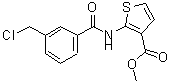 CAS 登录号：648859-85-2， 2-{[3-(氯甲基)苯甲酰基]氨基}-3-噻吩羧酸甲酯