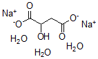 CAS 登录号：64887-74-7， 2-羟基-丁二酸钠盐水合物(1:2:3)