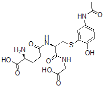 CAS 登录号：64889-81-2， 共轭的谷胱甘肽-S-对乙酰氨基酚