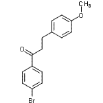 CAS 登录号：648903-46-2， 1-(4-溴苯基)-3-(4-甲氧基苯基)-1-丙酮