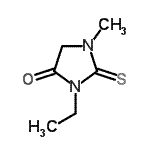 CAS#: 64895-98-3, 3-Ethyl-1-methyl-2-thioxo-4-imidazolidinone