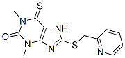 CAS#: 6493-43-2, 8-[(2-Pyridylmethyl)Thio]-3,7-Dihydro-1,3-Dimethyl-6-Thio-1H-Purin-2-One