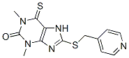 CAS#: 6493-45-4, 8-[(4-Pyridylmethyl)Thio]-3,7-Dihydro-1,3-Dimethyl-6-Thioxo-1H-Purin-2-One