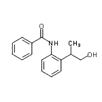 CAS 登录号：649558-93-0， N-[2-(1-羟基-2-丙基)苯基]苯甲酰胺