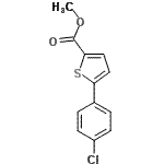 CAS#: 649569-56-2, Methyl 5-(4-chlorophenyl)-2-thiophenecarboxylate