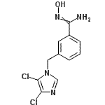 CAS#: 649578-80-3, 3-[(4,5-Dichloro-1H-imidazol-1-yl)methyl]-N'-hydroxybenzenecarboximidamide