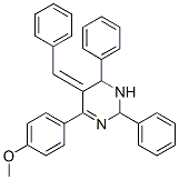 CAS#: 64968-39-4, (5Z)-5-Benzylidene-4-(4-Methoxyphenyl)-2,6-Diphenyl-2,6-Dihydro-1H-Pyrimidine