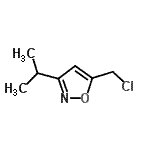 CAS#: 64988-71-2, 5-(Chloromethyl)-3-isopropyl-1,2-oxazole