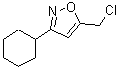 CAS#: 64988-76-7, 5-(Chloromethyl)-3-cyclohexyl-1,2-oxazole